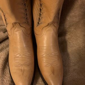 Dan Post Light Tan Cowboy Boots🌻